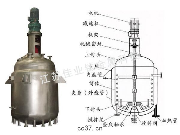 鈦反(fǎn)應釜