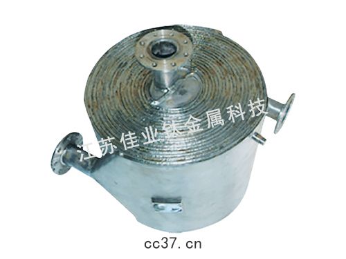不可拆(chāi)型鈦螺旋板換熱器